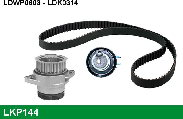LUCAS LKP144 - Water Pump & Timing Belt Set car-mod.net