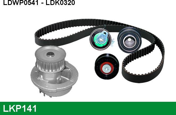 LUCAS LKP141 - Water Pump & Timing Belt Set car-mod.net