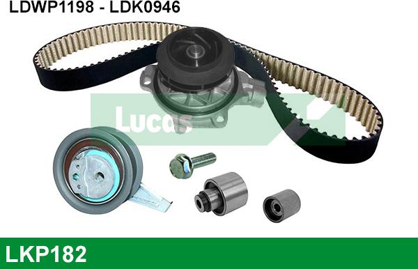 LUCAS LKP182 - Water Pump & Timing Belt Set car-mod.net