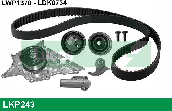 LUCAS LKP243 - Water Pump & Timing Belt Set car-mod.net