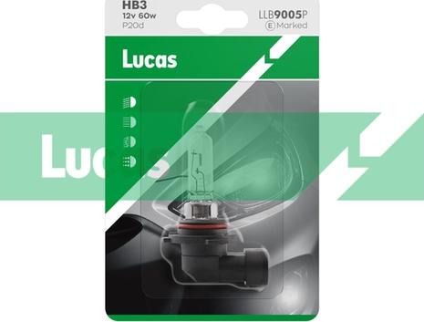 LUCAS LLB9005P - Bulb, spotlight car-mod.net
