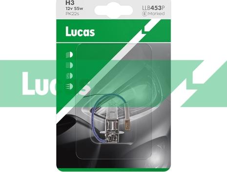 LUCAS LLB453P - Bulb, spotlight car-mod.net
