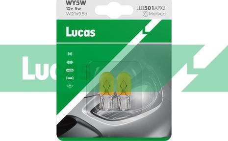 LUCAS LLB501APX2 - Bulb, indicator car-mod.net