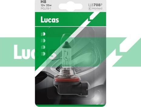 LUCAS LLB708P - Bulb, spotlight car-mod.net