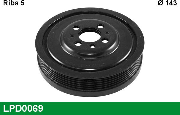LUCAS LPD0069 - Belt Pulley, crankshaft car-mod.net