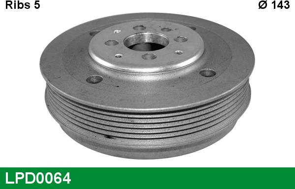LUCAS LPD0064 - Belt Pulley, crankshaft car-mod.net