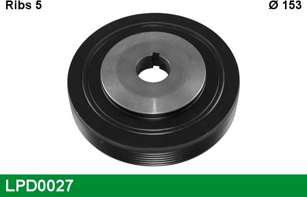LUCAS LPD0027 - Belt Pulley, crankshaft car-mod.net