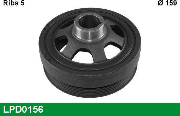 LUCAS LPD0156 - Belt Pulley, crankshaft car-mod.net