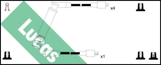 LUCAS LUC7311 - Ignition Cable Kit car-mod.net