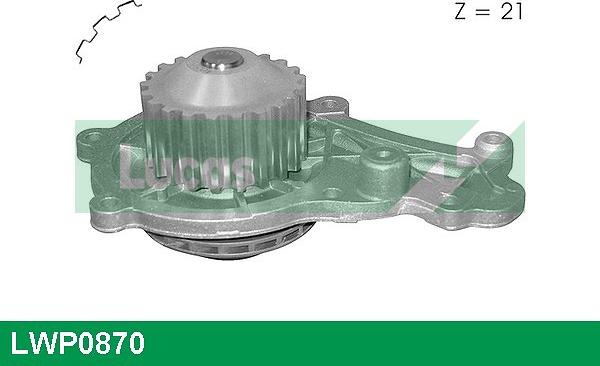 LUCAS LWP0870 - Water Pump car-mod.net