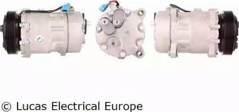 Lucas Electrical ACP116 - Compressor, air conditioning car-mod.net