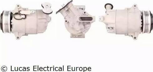 Lucas Electrical ACP346 - Compressor, air conditioning car-mod.net