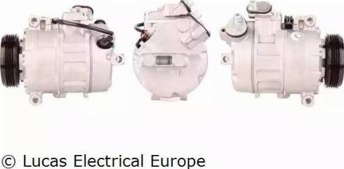 Lucas Electrical ACP343 - Compressor, air conditioning car-mod.net