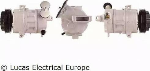 Lucas Electrical ACP725 - Compressor, air conditioning car-mod.net