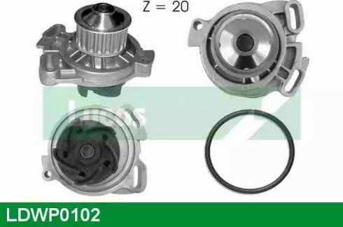 Lucas Engine Drive LDWP0102 - Water Pump car-mod.net