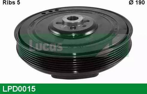 Lucas Engine Drive LPD0015 - Belt Pulley, crankshaft car-mod.net