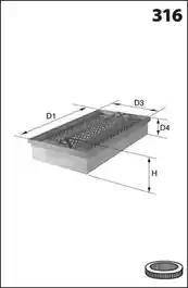 Koreastar KFAY-006 - Engine Air Filter car-mod.net