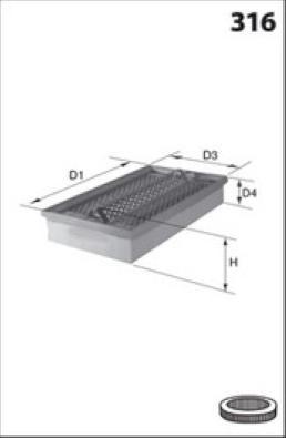 Lucas Filters LFAF385 - Engine Air Filter car-mod.net