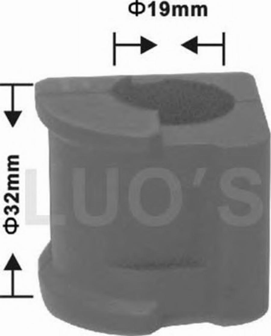 LUOS 310033 - Bearing Bush, stabiliser car-mod.net