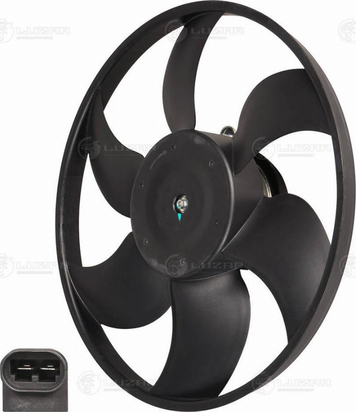 Luzar LFc 0907 - Fan, radiator car-mod.net