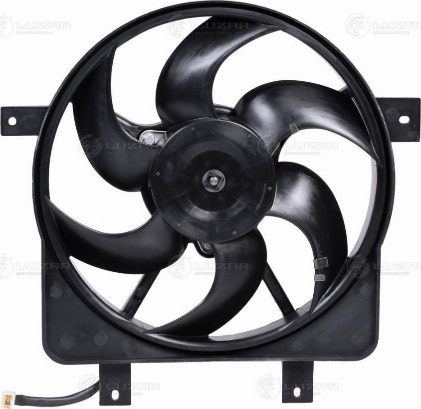 Luzar LFK 0127 - Fan, radiator car-mod.net