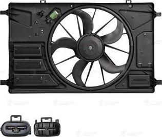 Luzar LFK 1014 - Fan, radiator car-mod.net