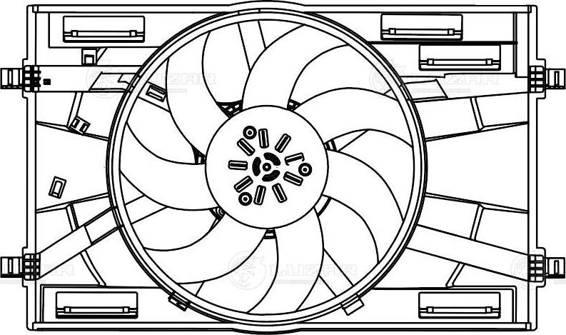 CARRO 132406440 - Electric Motor, radiator fan car-mod.net
