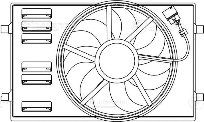 CARRO 727006455 - Fan, radiator car-mod.net