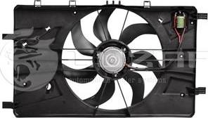 Luzar LFK 21106 - Fan, radiator car-mod.net