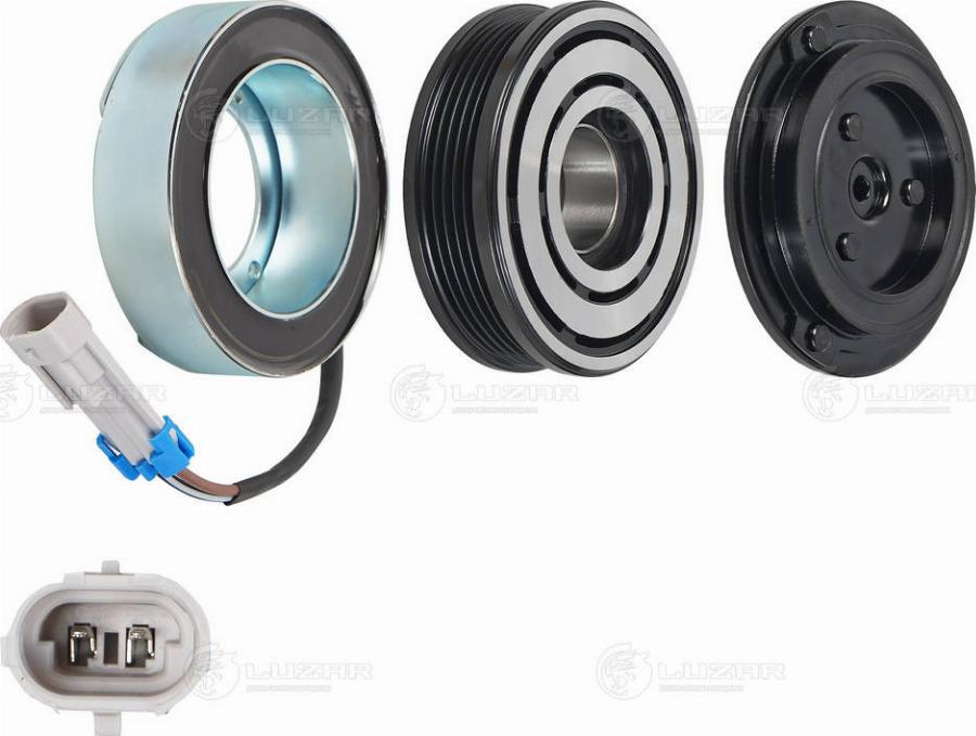 Luzar LMAC 2101 - Magnetic Clutch, air conditioner compressor car-mod.net