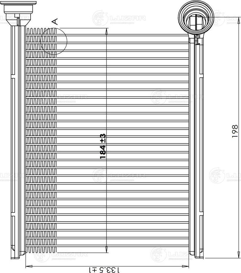 CARRO 036706500 - Heat Exchanger, interior heating car-mod.net