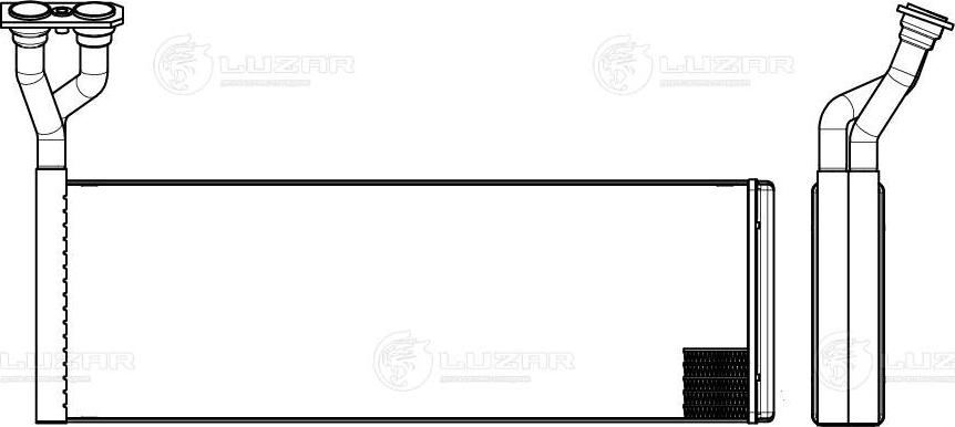 Luzar LRh 2804 - Heat Exchanger, interior heating car-mod.net