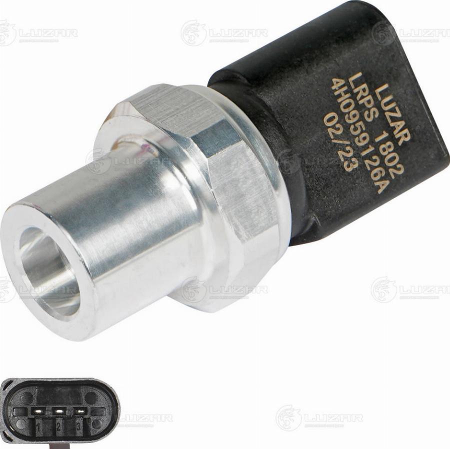 Luzar LRPS 1802 - Pressure Switch, air conditioning car-mod.net