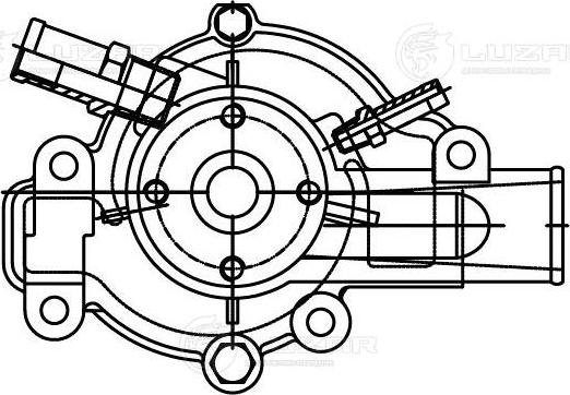 Luzar LWP 0316 - Water Pump car-mod.net