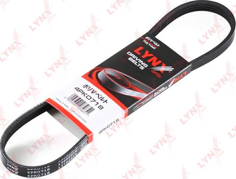 LYNXauto 4PK0718 - V-Ribbed Belt car-mod.net