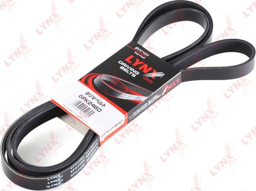 LYNXauto 6PK2460 - V-Ribbed Belt car-mod.net