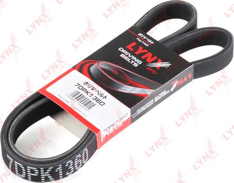 LYNXauto 7DPK1360 - V-Ribbed Belt car-mod.net