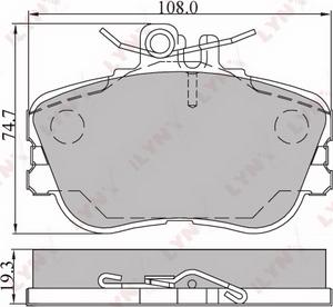 BENDIX 571828 - Brake Pad Set, disc brake car-mod.net