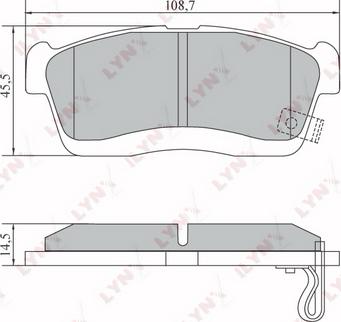 Patron PBP089 - Brake Pad Set, disc brake car-mod.net