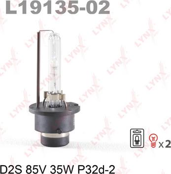 LYNXauto L19135-02 - Bulb, spotlight car-mod.net
