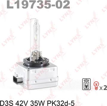 LYNXauto L19735-02 - Bulb, spotlight car-mod.net