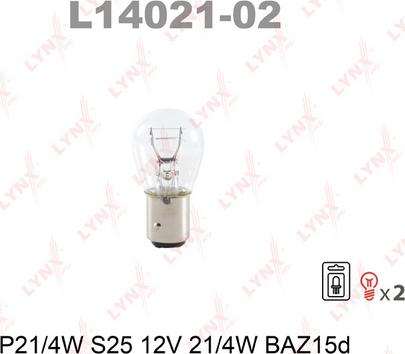 LYNXauto L14021-02 - Bulb car-mod.net