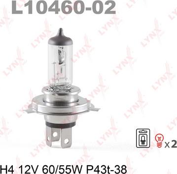LYNXauto L10460-02 - Bulb, spotlight car-mod.net