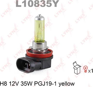 LYNXauto L10835Y - Bulb, fog light car-mod.net