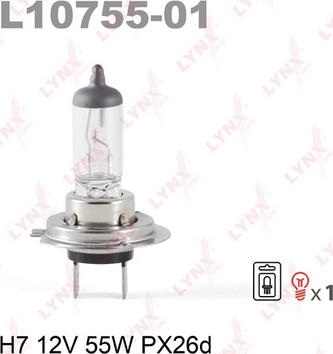 LYNXauto L10755-01 - Bulb, spotlight car-mod.net