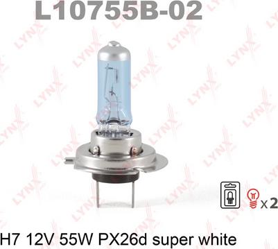 LYNXauto L10755B-02 - Bulb, spotlight car-mod.net