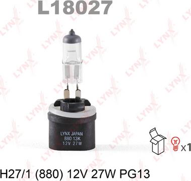LYNXauto L18027 - Bulb, fog light car-mod.net