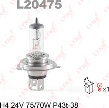LYNXauto L20475 - Bulb, spotlight car-mod.net