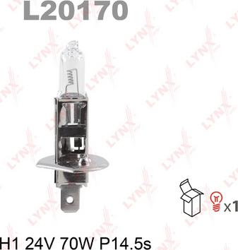 LYNXauto L20170 - Bulb, spotlight car-mod.net