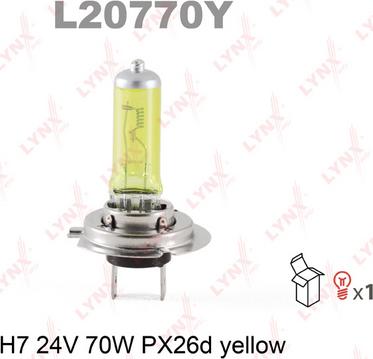 LYNXauto L20770Y - Bulb, fog light car-mod.net